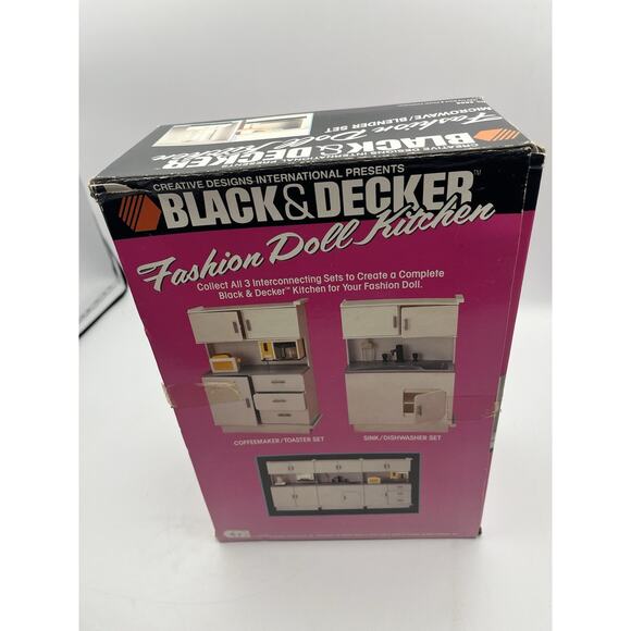 Vintage BLACK & DECKER FASHION DOLL KITCHEN Sealed In Box - Picture 8 of 10